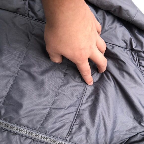 Vintage The North Face Jacket Gray Puffer Coat Gray Large - Picture 13 of 16